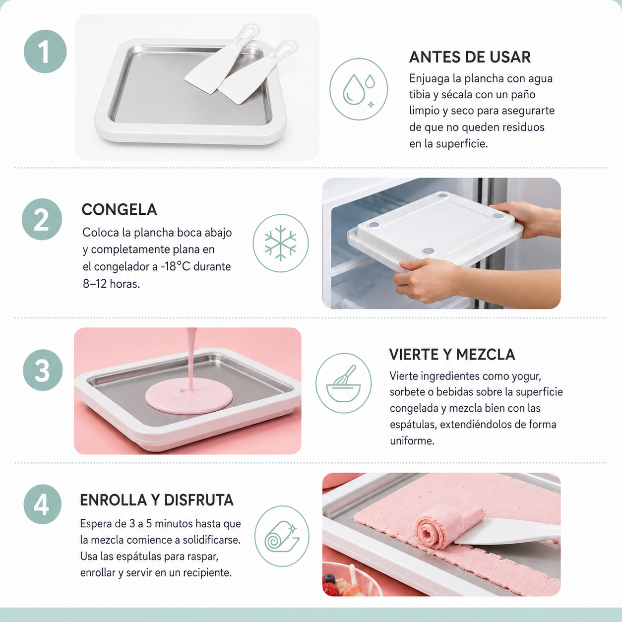 Heladera de rollos casera